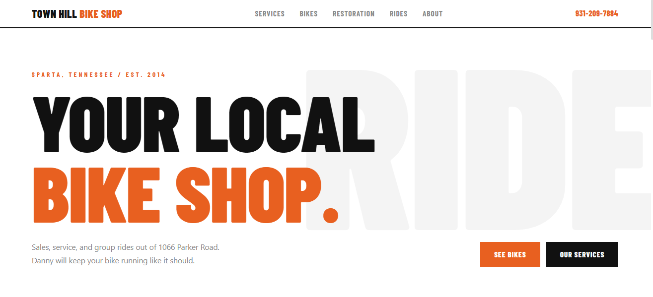 Town Hill Bicycle Shop